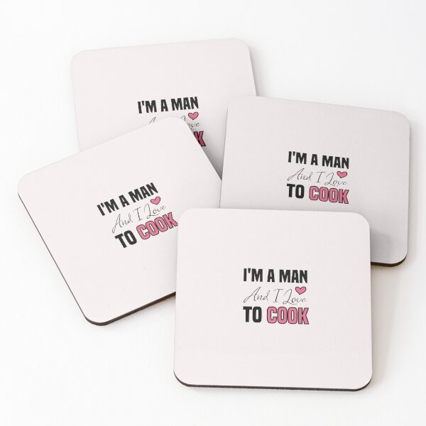 Item preview, i'm a man and i love to cook designed and sold by Crystakim.