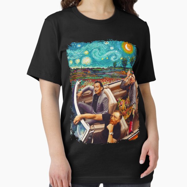 Item preview, Vincent-Van-Gogh-Frida-Salvador-Dali-Banksy-car Classic T-Shirt designed and sold by TimZwirner.