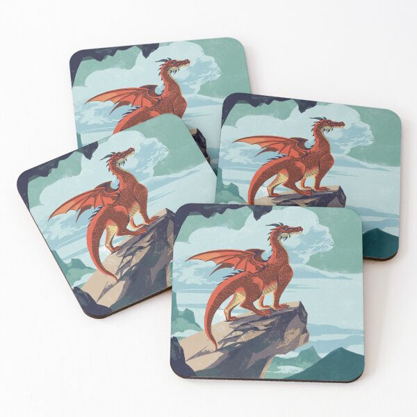 Item preview, Dragon and castle designed and sold by qu-lan.
