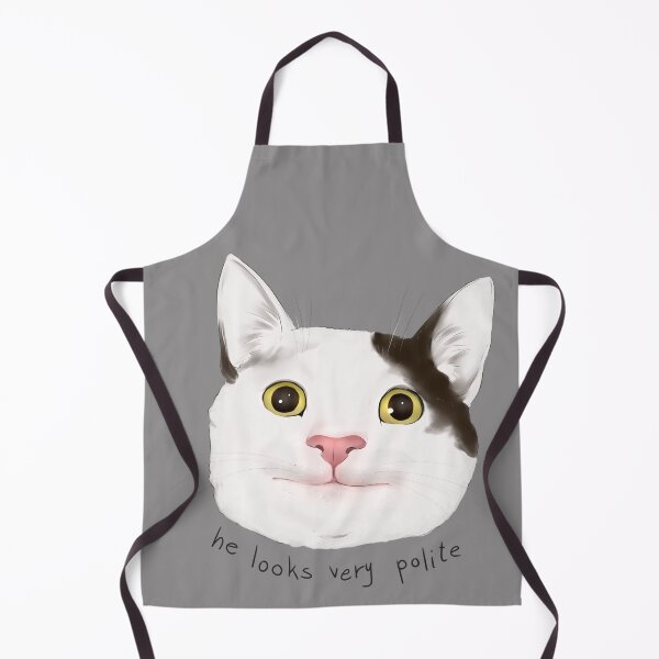 Item preview, He looks very polite -  Polite Cat Meme  Catto Dank Meme  #f35 designed and sold by NancyScCYS.