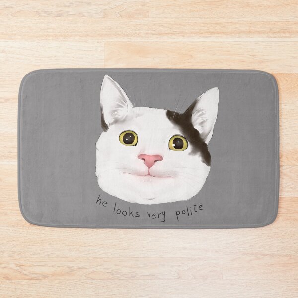 Item preview, He looks very polite -  Polite Cat Meme  Catto Dank Meme  #f35 designed and sold by NancyScCYS.