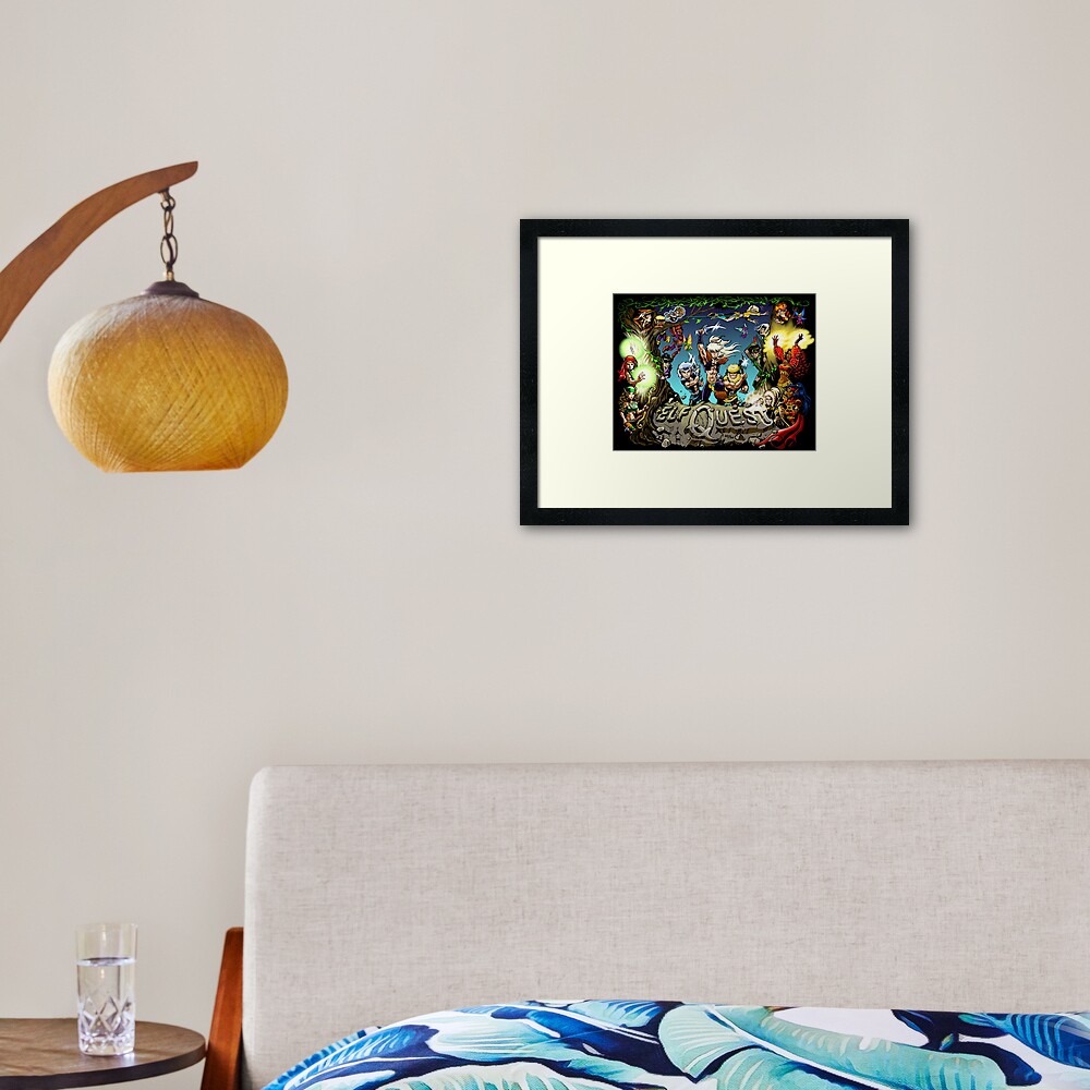 Item preview, Framed Art Print designed and sold by elfquest.
