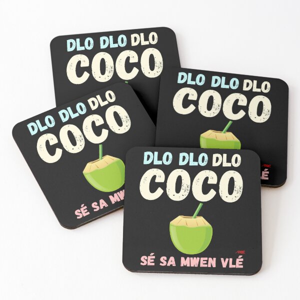 Item preview, Dlo dlo dlo coco sé sa mwen vlé - Guadeloupe - Creole - designed and sold by Apikoedesign.
