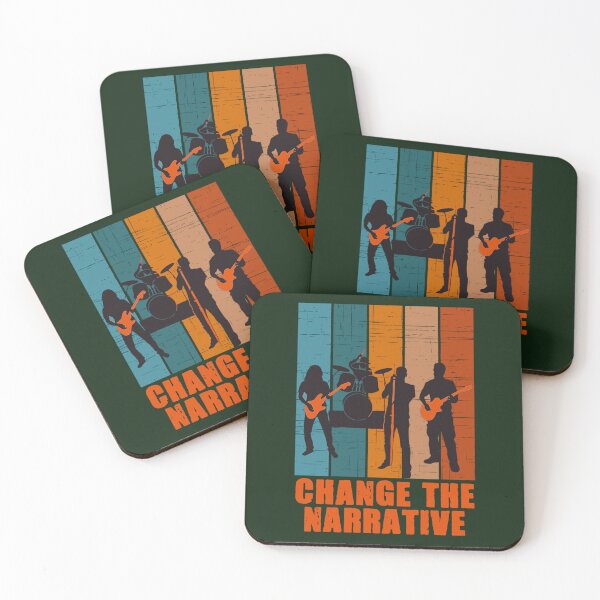 Item preview, Change the narrative - rock band designed and sold by SidTastic .