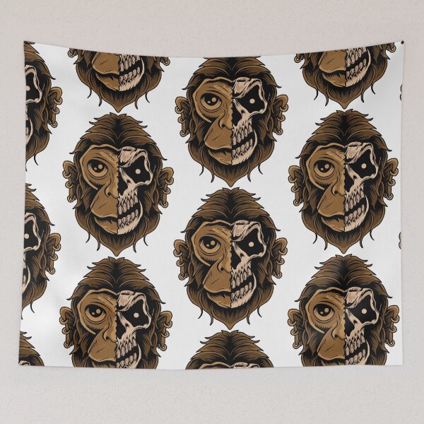 Item preview, Monkey Skull designed and sold by 4You4U.
