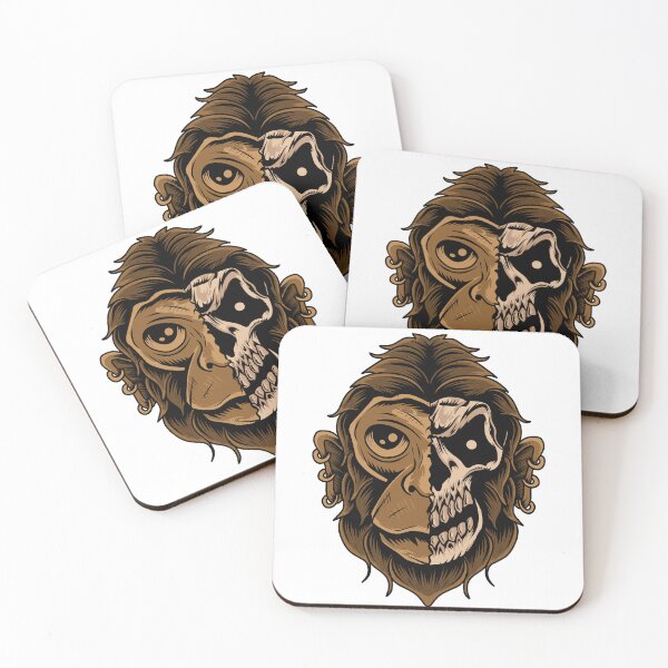 Item preview, Monkey Skull designed and sold by 4You4U.