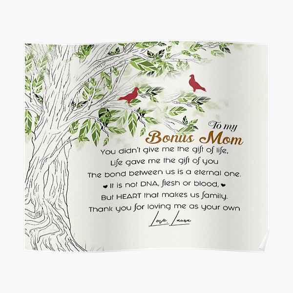 To My Mom I Will Like You For Always Happy Mothers Day Poster, Personalized  Mother Gifts - Allsoymade