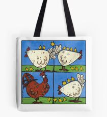 Chickens Tote Bag