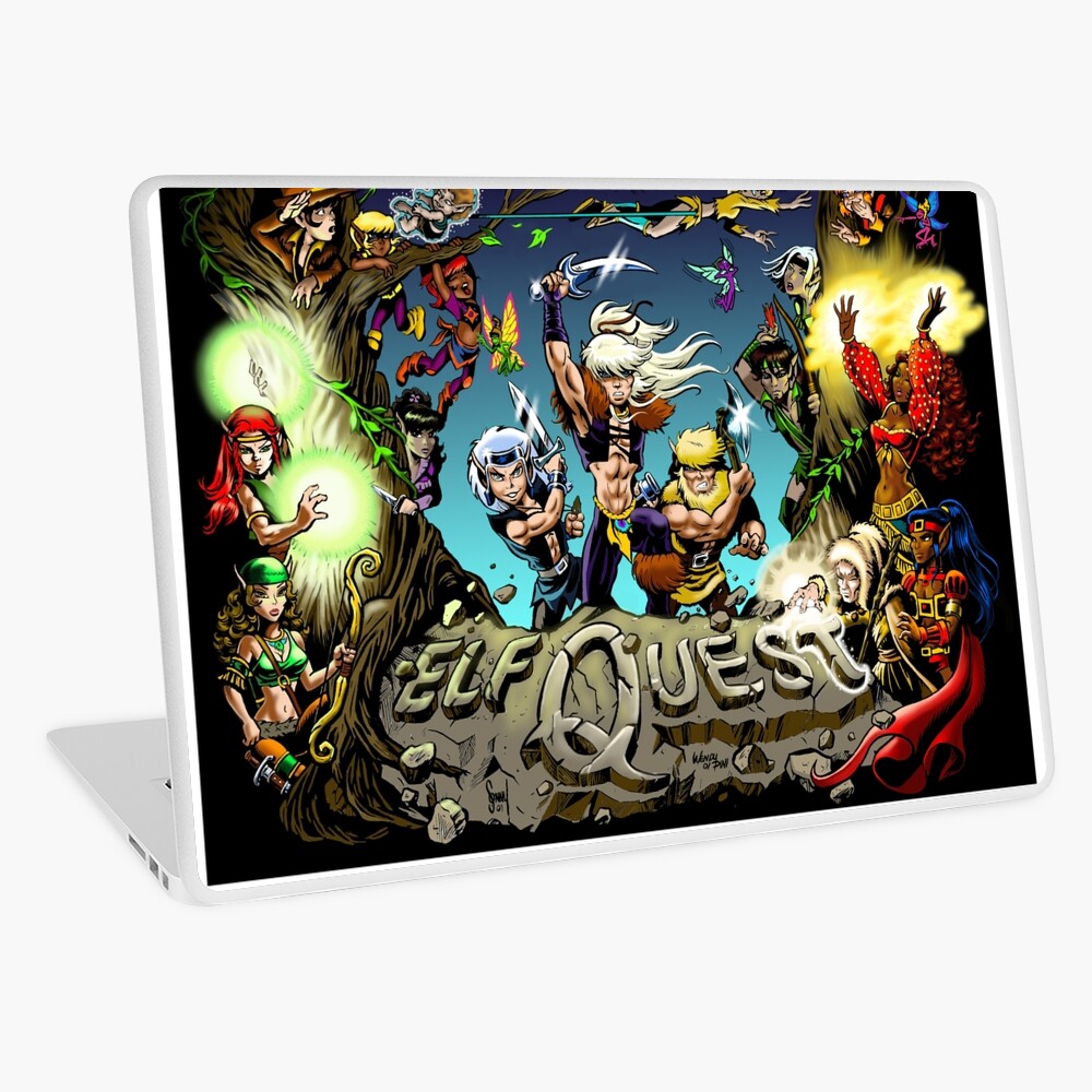 Item preview, Laptop Skin designed and sold by elfquest.