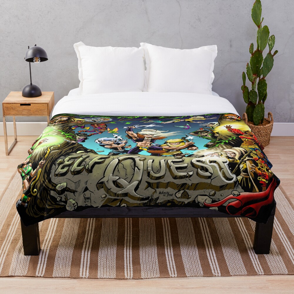 Item preview, Throw Blanket designed and sold by elfquest.
