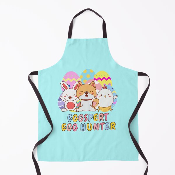 Item preview, Cutesy Cartoon Animal Friends Eggspert Egg Hunter - Easter Egg Hunt Pun designed and sold by Cawaiico.