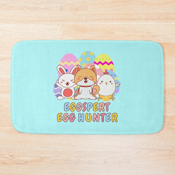 Item preview, Cutesy Cartoon Animal Friends Eggspert Egg Hunter - Easter Egg Hunt Pun designed and sold by Cawaiico.