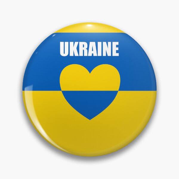 Item preview, National Flag of Ukraine Love Heart - High Quality Image designed and sold by Picturestation.