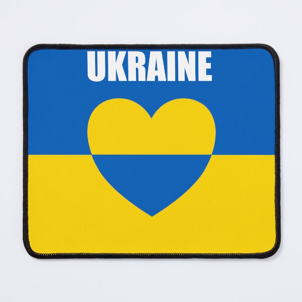 Item preview, National Flag of Ukraine Love Heart - High Quality Image designed and sold by Picturestation.