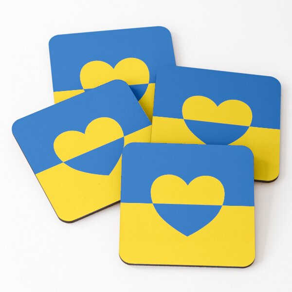 Item preview, National Flag of Ukraine Heart - High Quality Image designed and sold by Picturestation.