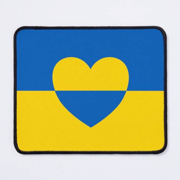 Item preview, National Flag of Ukraine Heart - High Quality Image designed and sold by Picturestation.