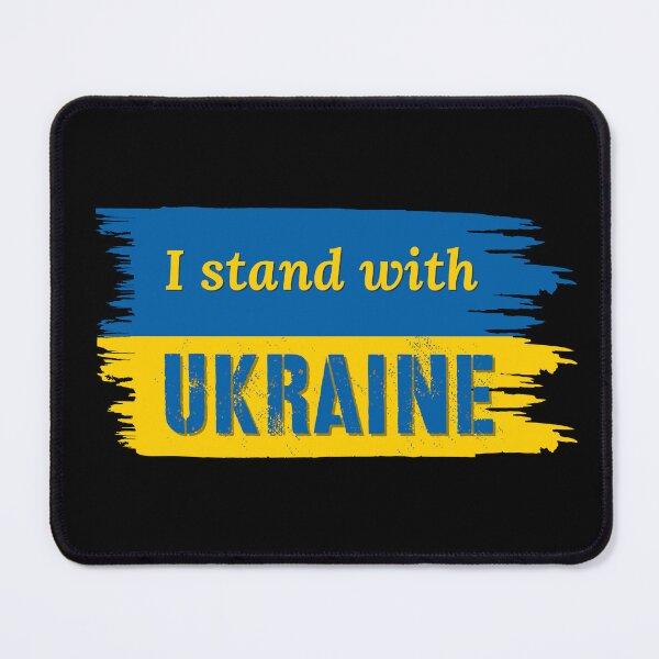 Item preview, I Stand With Ukraine, Ukrainian Flag designed and sold by efenem.
