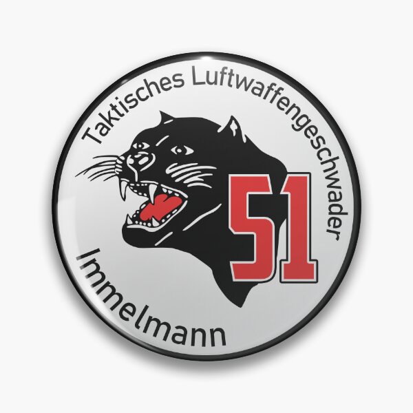 Item preview, Luftwaffe Taktisches Luftwaffengeschwader 51 Immelmann Bundeswehr #1930 designed and sold by Rare-Militia.