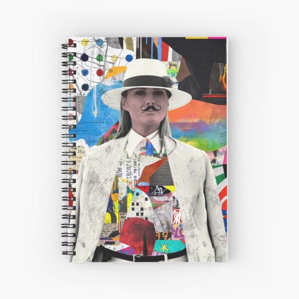 Mel grew a moustache Spiral Notebook
