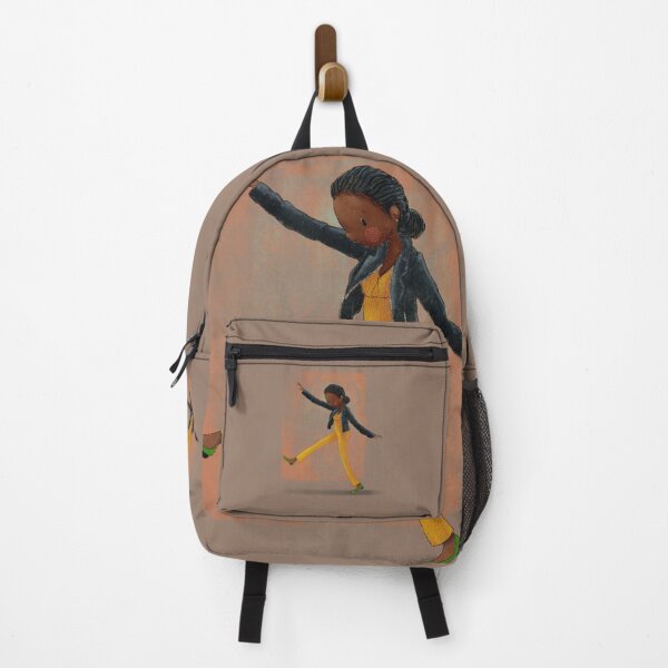 Item preview, Whimsical Walking Woman Illustration designed and sold by haximica.