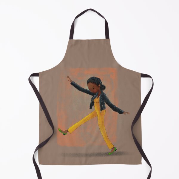 Item preview, Whimsical Walking Woman Illustration designed and sold by haximica.