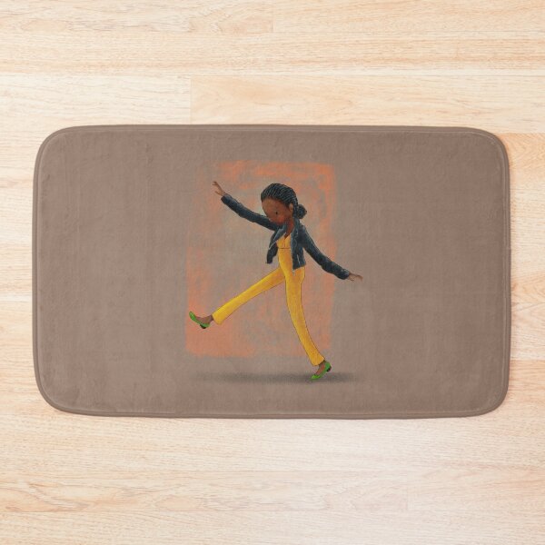 Item preview, Whimsical Walking Woman Illustration designed and sold by haximica.