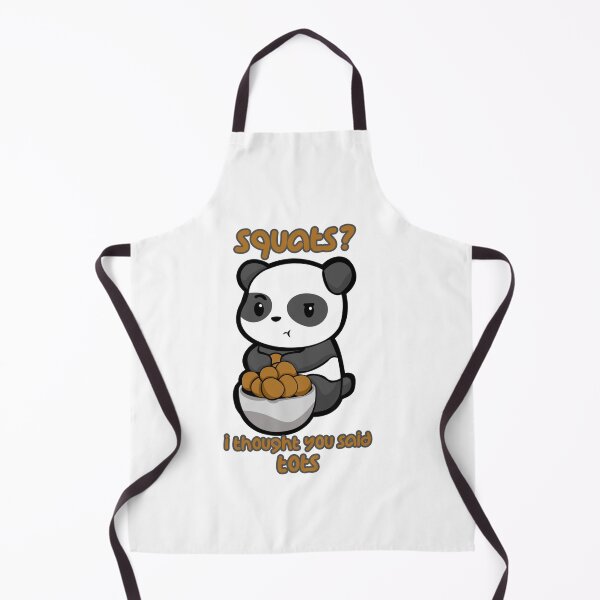Item preview, Squats Panda Bear Foodie Tater Tots Gym Fitness Workout, I Love This, Best, Vintage Classic Customize designed and sold by BRTPBM.