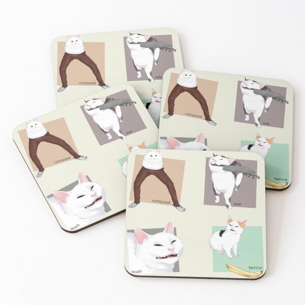Item preview, Four 4 Horsemen of the Apocalypse - Cat Meme Catto  #g79 designed and sold by NancyScCYS.