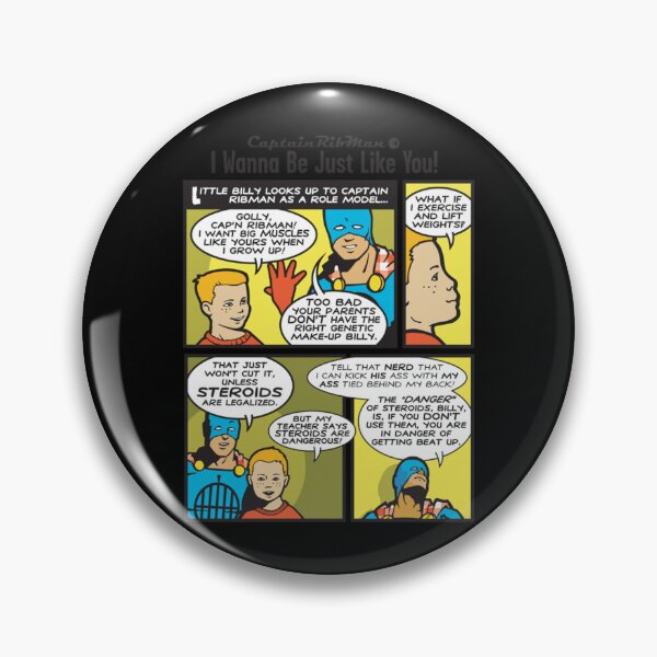 Item preview, Steroids Ahoy -- Captain Ribman Essential T-Shirt designed and sold by batesyadi3.