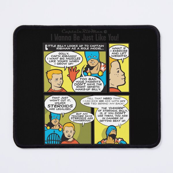 Item preview, Steroids Ahoy -- Captain Ribman Essential T-Shirt designed and sold by batesyadi3.