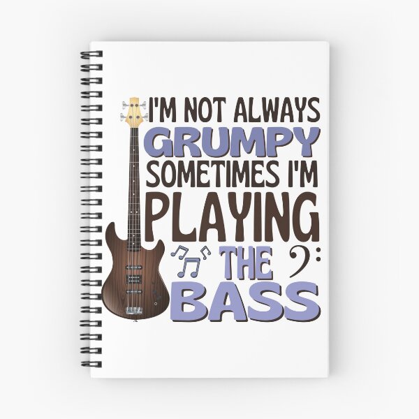Item preview, I'm Not Always Grumpy Sometimes I'm Playing The Bass designed and sold by bloody-L.