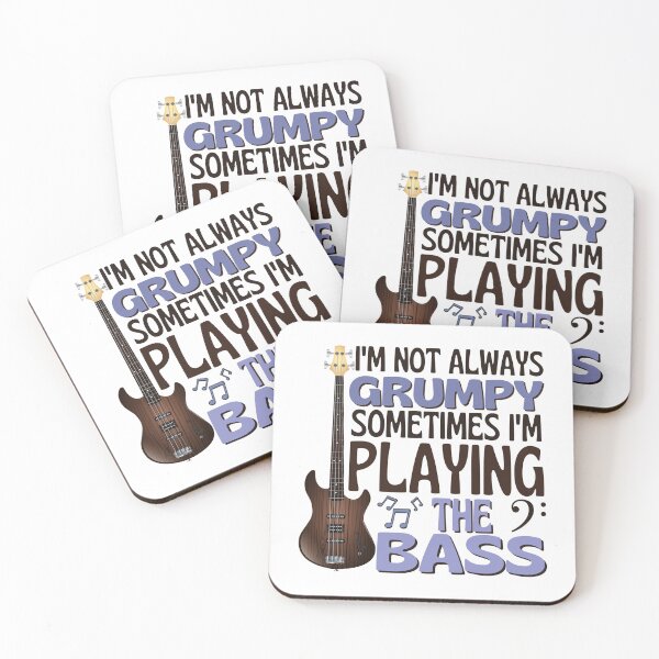 Item preview, I'm Not Always Grumpy Sometimes I'm Playing The Bass designed and sold by bloody-L.