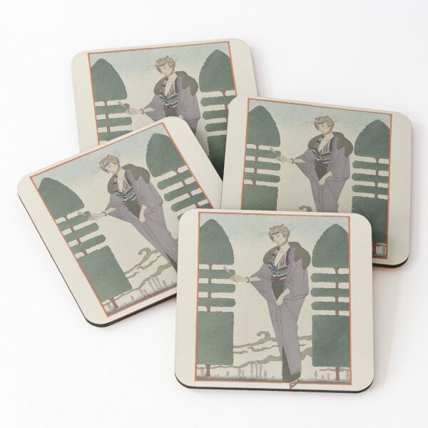 Item preview, 1920s Art Deco Fashion Illustration by George Barbier  - Gazette du Bon Ton - les colchiques designed and sold by cutesy.