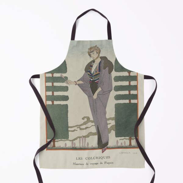 Item preview, 1920s Art Deco Fashion Illustration by George Barbier - Gazette du Bon Ton - les colchiques designed and sold by cutesy.