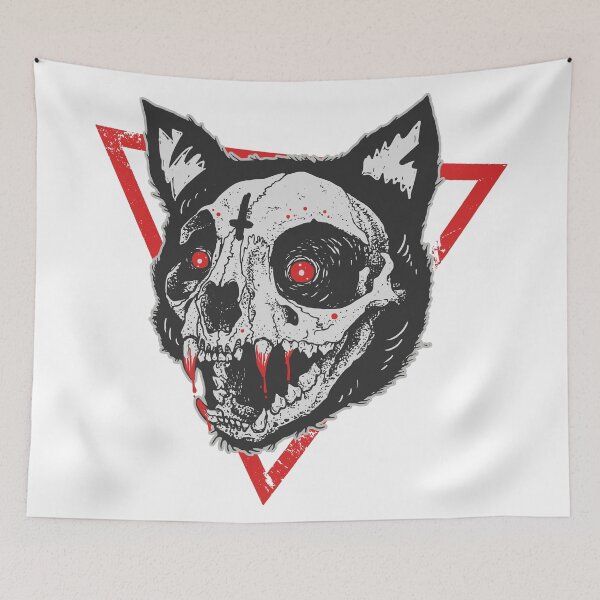 Item preview, Cat Skull  designed and sold by 4You4U.