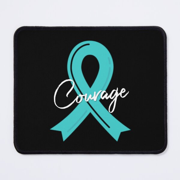 Item preview, Courage - Awareness Teal Ribbon Month designed and sold by MJDezigns.