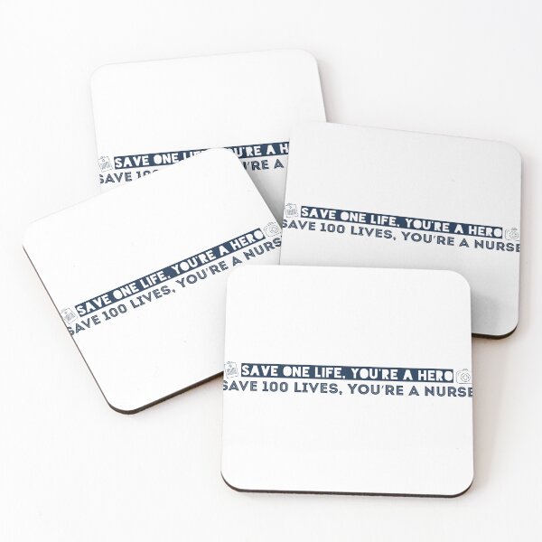 Item preview, Save one life, you’re a hero. Save 100 lives, you’re a nurse designed and sold by Badrart.