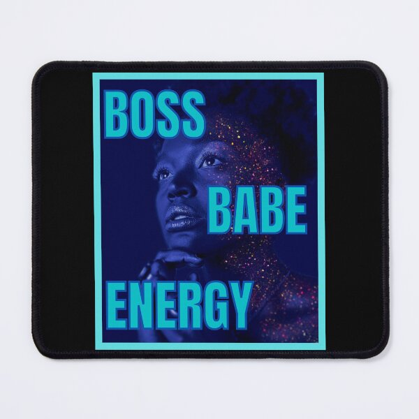 Item preview, Boss Babe Energy Beautiful Black Woman designed and sold by RichTeeDesigns.