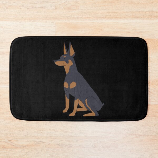 Item preview, Cute doberman dog cartoon illustration  designed and sold by Yarafantasyart.