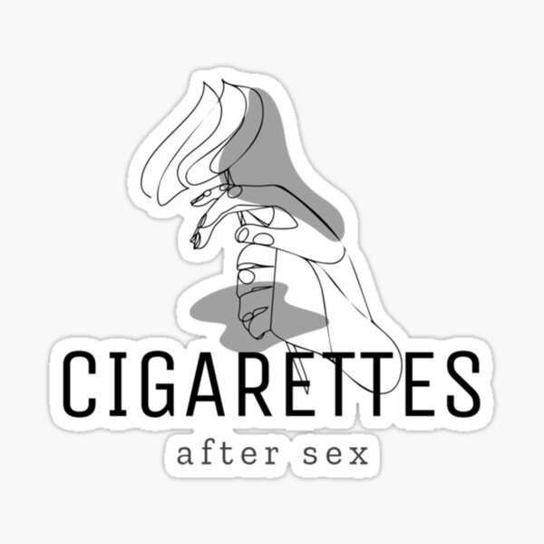 Cigarettes After Sex Sticker For Sale By Harletalbot Redbubble