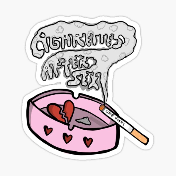 Cigarettes After Sex Sticker By Harletalbot Redbubble