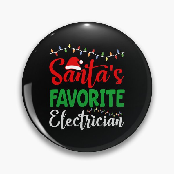 Item preview, Santa's Favorite Electrician designed and sold by Bendthetrend.