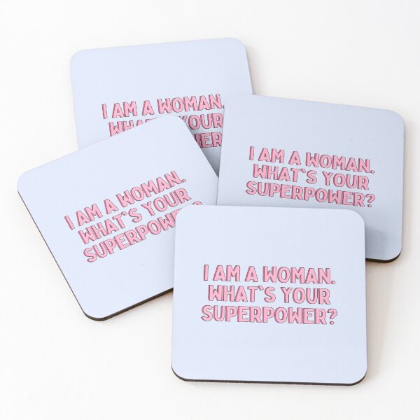 Item preview, I AM A WOMAN. WHATS YOUR POWER? designed and sold by Colorful-Inspo.