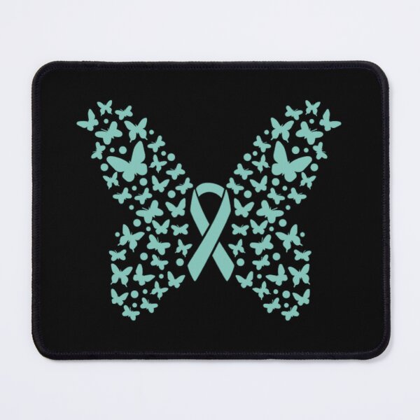 Item preview, Awareness Teal Ribbon Month Butterfly  designed and sold by MJDezigns.