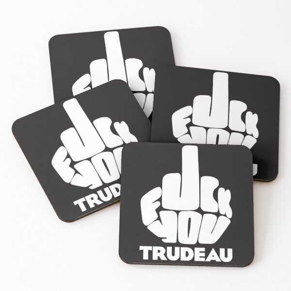 Item preview, Fuck Trudeau white            designed and sold by FforFlying1802.
