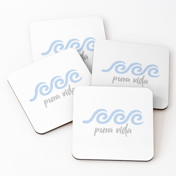 Item preview, Pura vida, light blue wave designed and sold by Pau Baz.