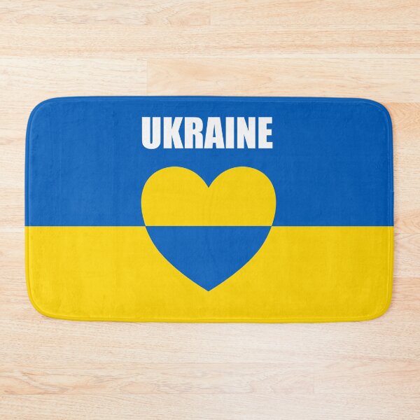Item preview, National Flag of Ukraine Love Heart - High Quality Image designed and sold by Picturestation.
