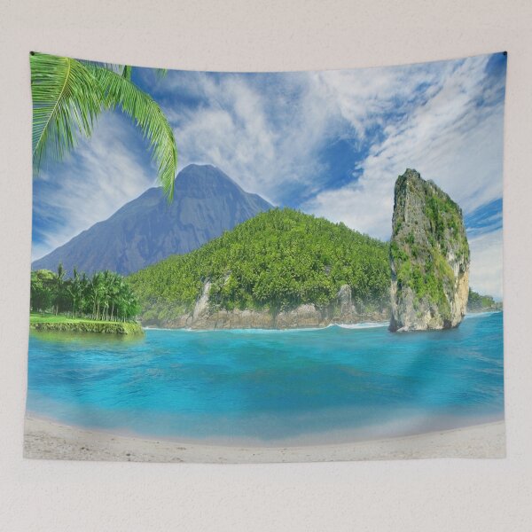 Item preview, Beautiful mountain island beach nature lovers designed and sold by BestDesign87.