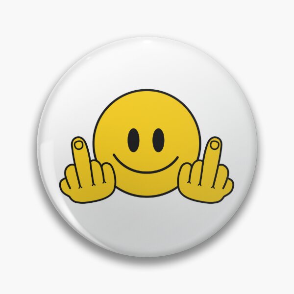 Artikelvorschau, gelber Mittelfinger anstößiges Emoji entworfen und verkauft von Beeroclock.
