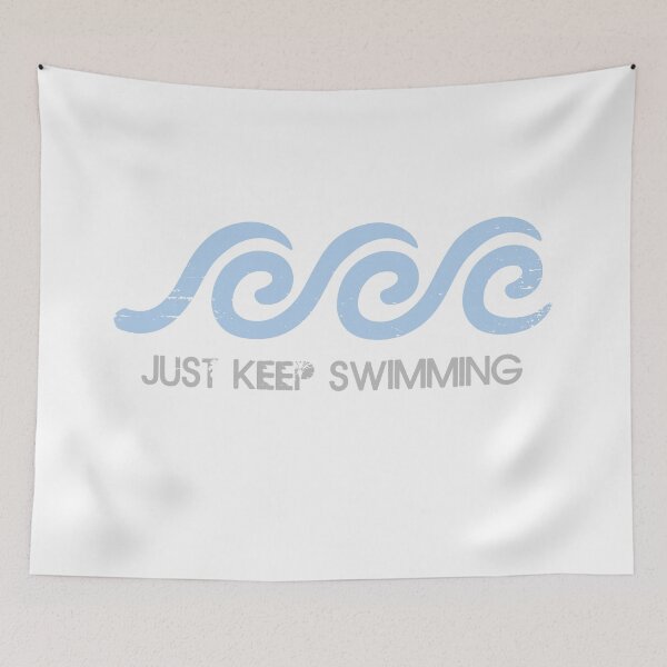 Item preview, Just Keep Swimming Wave designed and sold by Pau Baz.
